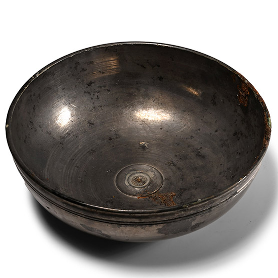 Roman Tinned Bronze Bowl