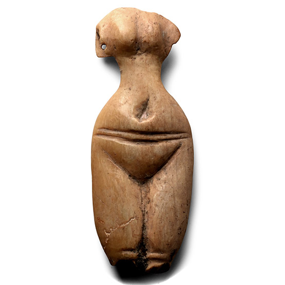 Roman Bone Figurine of a Lady