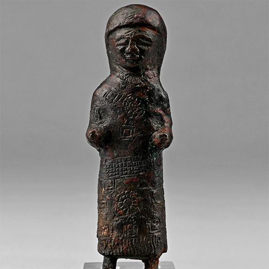 Urartu Copper Figure of a Goddess