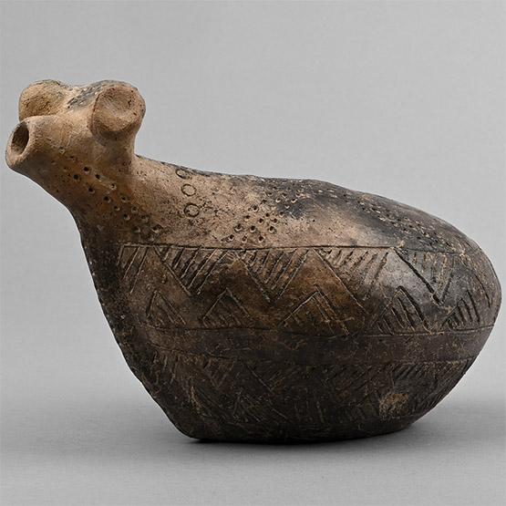 Anatolian Terracotta Ram Rhyton