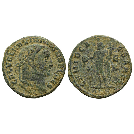 Maximinus II, as Caesar, BI Nummus.