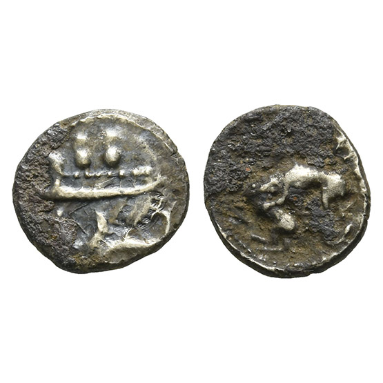 Phoenicia. Byblos AR 1/16 Shekel.