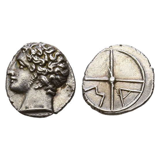 Gaul, Massalia AR Obol.