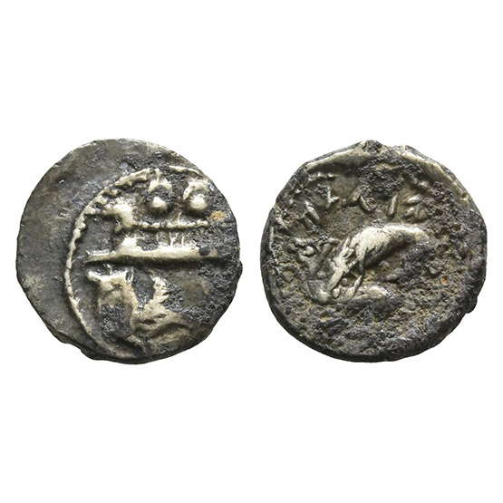 Phoenicia. Byblos, Aynel (Enylos) AR 1/16 Shekel.