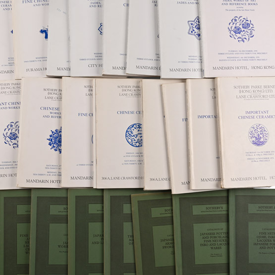 Sothebys and Sotheby Parke Bernet Chinese, Japanese and Asian Art Auction Catalogues - 26 Titles