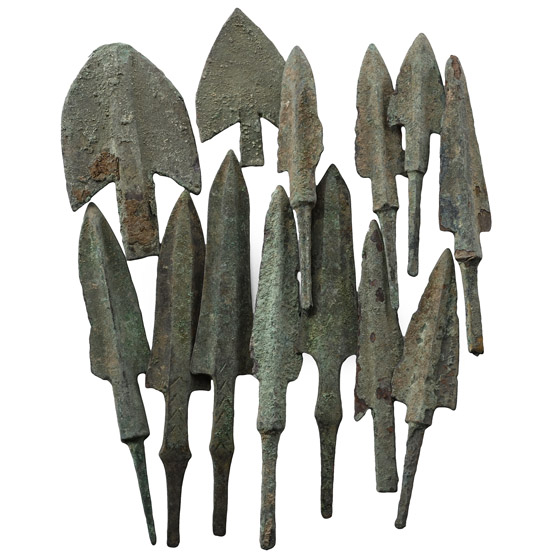 Western Asiatic Bronze Arrowhead Collection
