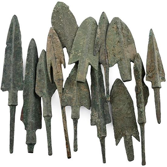 Western Asiatic Bronze Arrowhead Collection