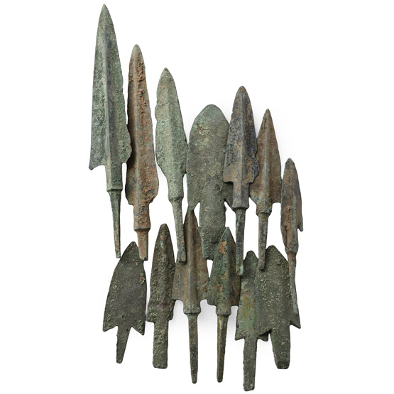 Western Asiatic Bronze Arrowhead Collection