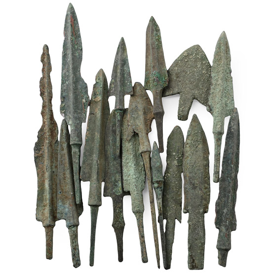 Western Asiatic Bronze Arrowhead Collection