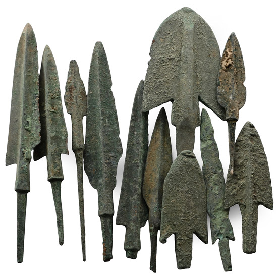 Western Asiatic Bronze Arrowhead Collection