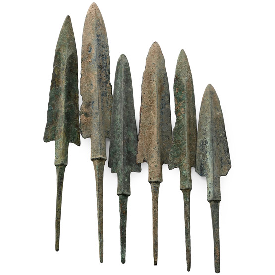 Western Asiatic Bronze Arrowhead Collection