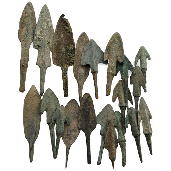 Western Asiatic Bronze Arrowhead Collection