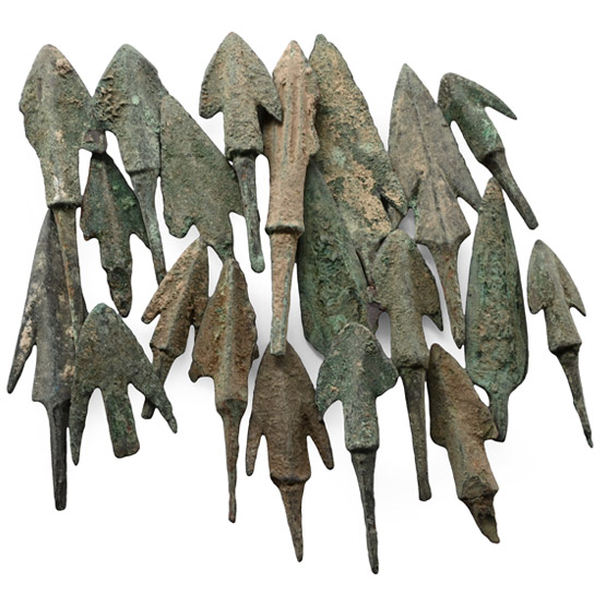 Western Asiatic Bronze Arrowhead Collection