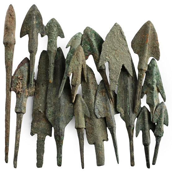 Western Asiatic Bronze Arrowhead Collection