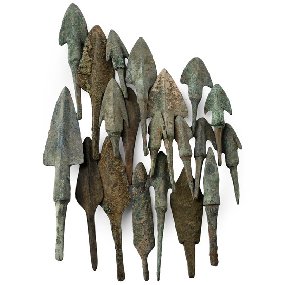 Western Asiatic Bronze Arrowhead Collection