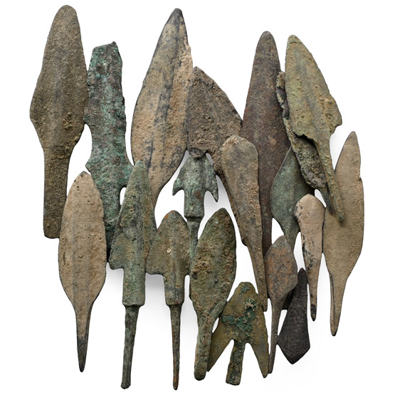 Western Asiatic Bronze Arrowhead Collection
