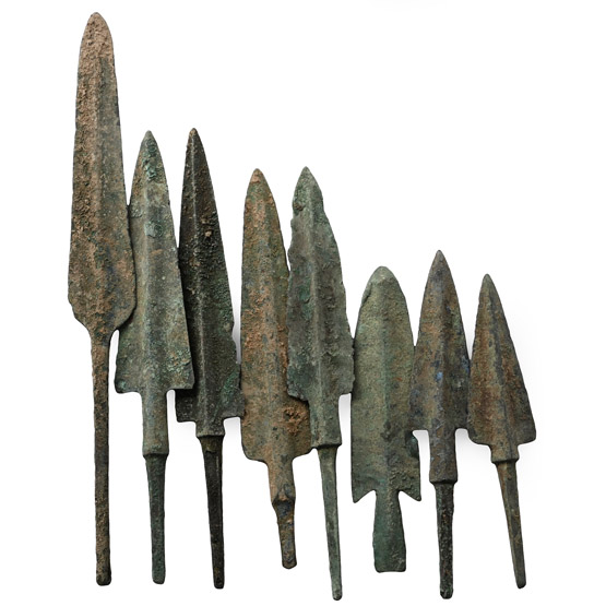 Western Asiatic Bronze Arrowhead Collection