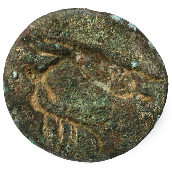 Large Central Asian Floral Backed Bronze Floral Seal