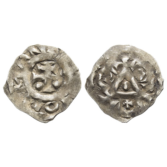 France, Provincial. Normandie, Guillaume II le Conquérant (William the Conqueror) AR Denier.