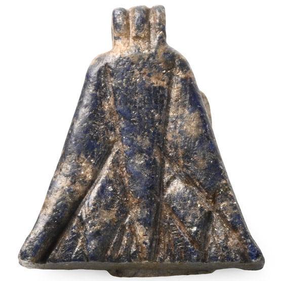 Egyptian Lapis Lazuli Lotus Amulet