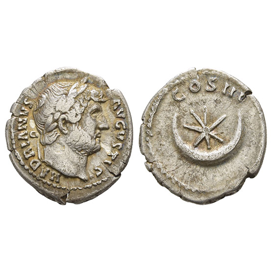 Hadrian AR Denarius.