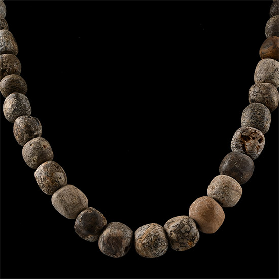 Woolly Mammoth Bone Bead Necklace String