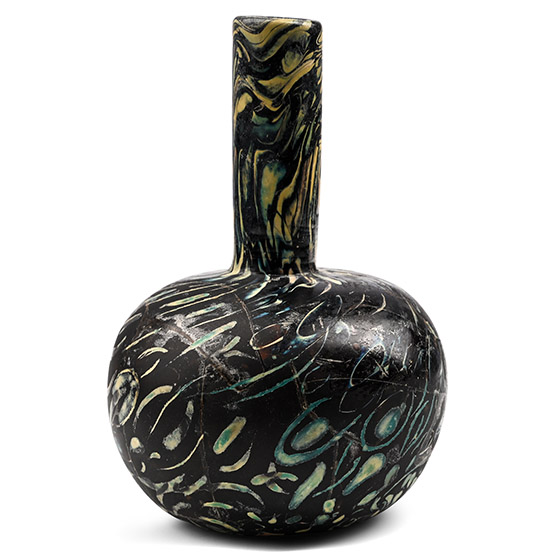Fatimid Opaque Mosaic Glass Vase