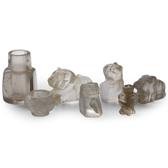 Western Asiatic Rock Crystal Animal and Other Artefact Collection