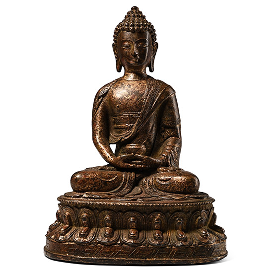Tibetan Gilt Bronze Seated Buddha