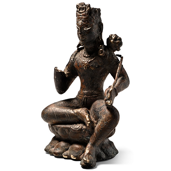 Tibetan Bronze Seated Buddha