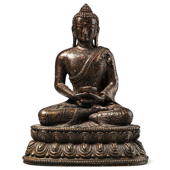 Tibetan Bronze Seated Buddha