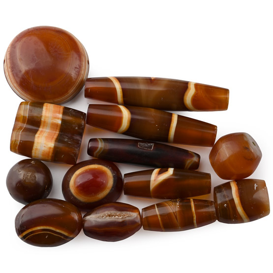 Banded Agate Bead Collection