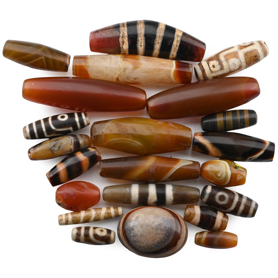 Agate and Glass Bead Collection