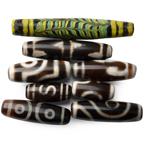 Tibetan and Other Glass Bead Collection