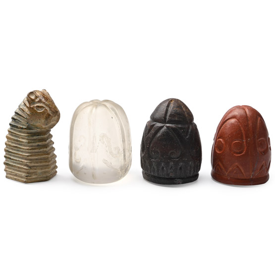 Western Asiatic Stone Gaming Piece Group