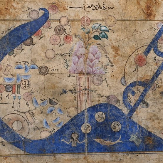 Ottoman Painted Miniature Map