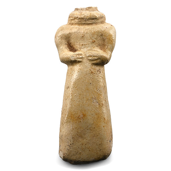 Parthian Glazed Terracotta Fertility Figure