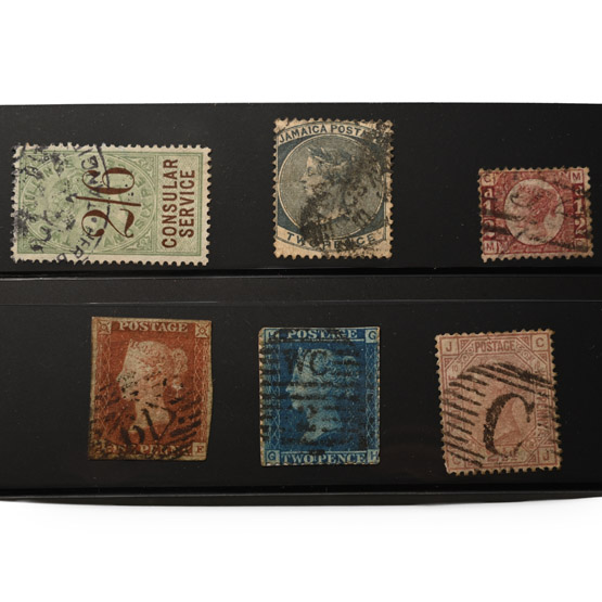 Great Britain. Victoria, Group of Six [6] Stamps.