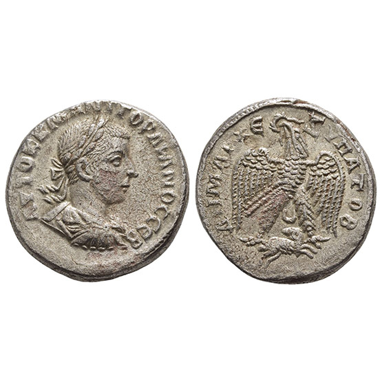 Gordian III BI Tetradrachm of Antioch, Seleucis and Pieria.