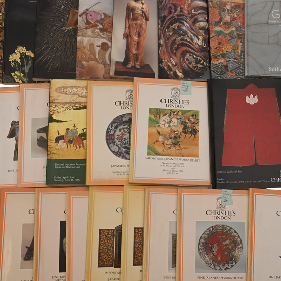 Christies and Sothebys Japanese Art Auction Catalogues - 25 Titles