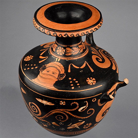 Greek Fragmentary Terracotta Red-Figure Hydria