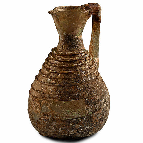 Roman Glass Jug with Trails