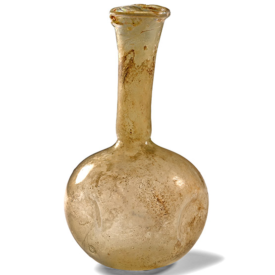 Roman Spherical Glass Bottle