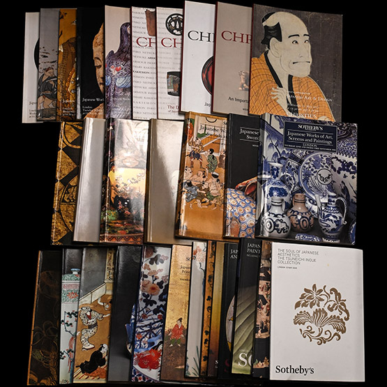 Christies and Sothebys Japanese Art Auction Catalogues - 30 Titles