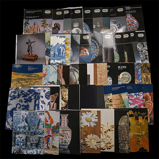 Bonhams and Phillips Chinese and Asian Art Auction Catalogues - 52 Titles