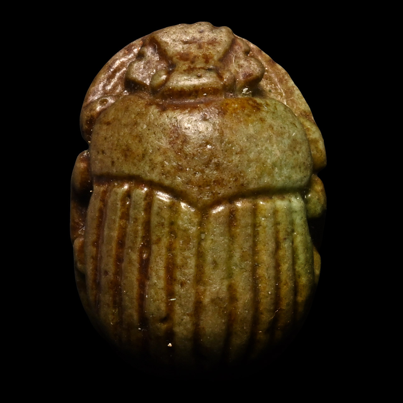 Egyptian Steatite Heart Scarab