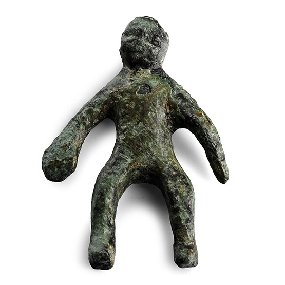 Roman Bronze Rider Statuette