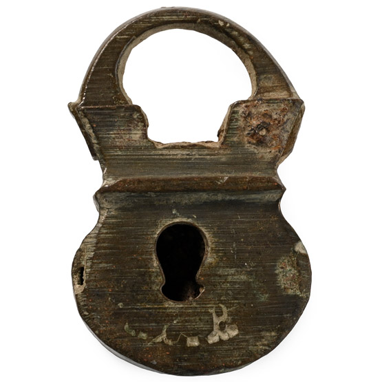 Post Medieval Bronze Padlock
