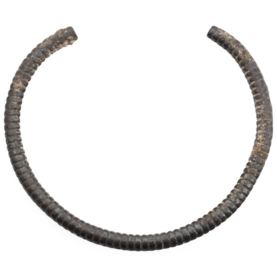 Romano-Celtic Silver Ribbed Bracelet