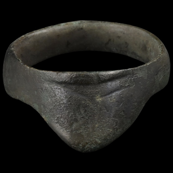Medieval Bronze Archers Thumb Ring
